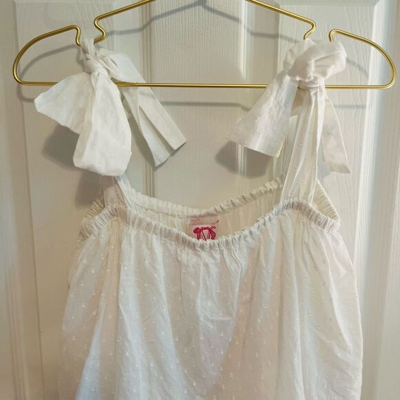 Victoria Dunn White Sleeveless Tiered Sundress NWT - Picture 3 of 10